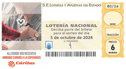 Décimo 36972 ganador de la lotería nacional del sabado 05 de octubre