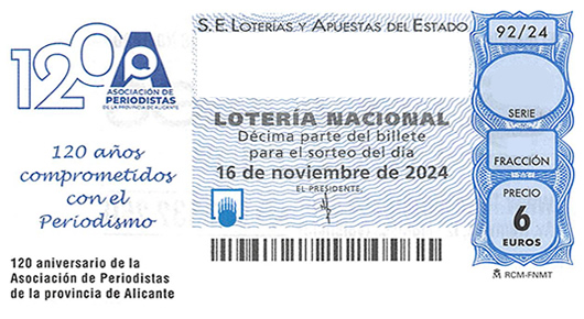 Décimo  09258 ganador de la lotería nacional del sábado  16 de noviembre de 2024