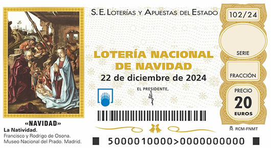 Décimo de Lotería de Navidad 2023