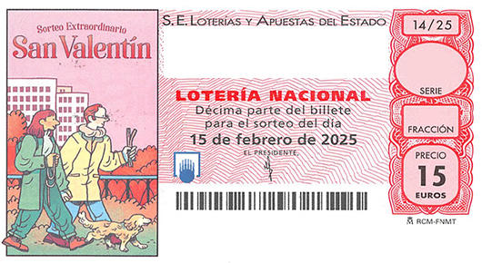 Décimo  33858 ganador de la lotería nacional del sábado  15 de febrero de 2025